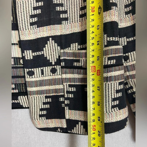 Like Mynded Aztec Open Front  Blazer Jacket Size S - Picture 12 of 14